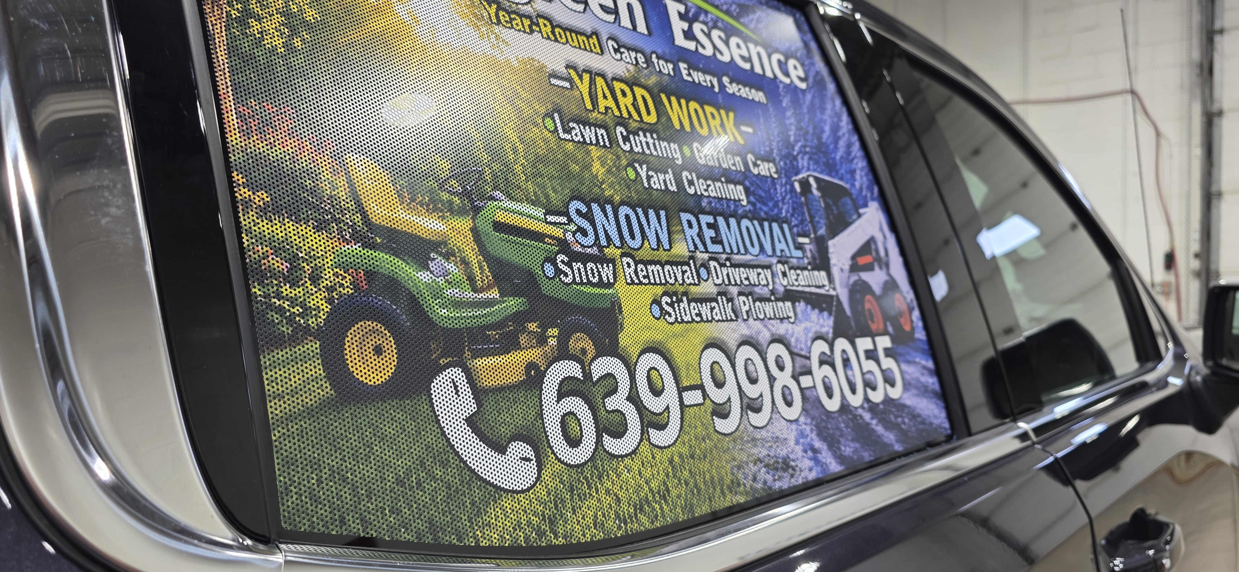 Window Perforated Graphics